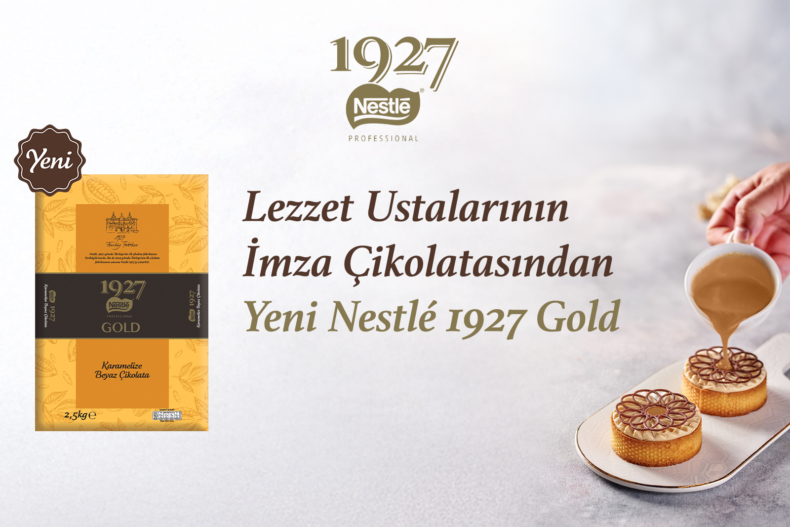 Nestlé 1927 Ailesinin Yeni Üyesi: Nestlé 1927 Gold Çikolata