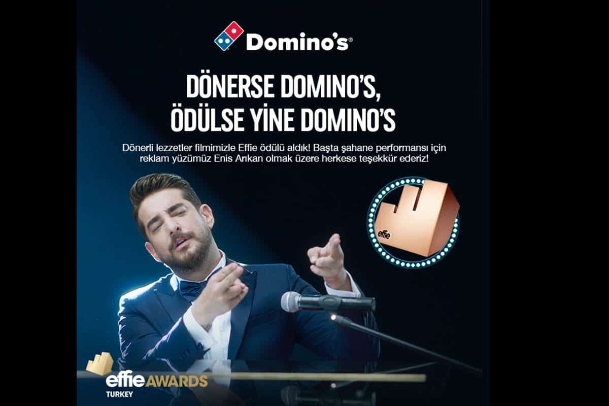 Dönerse Domino’s, ödülse yine Domino’s