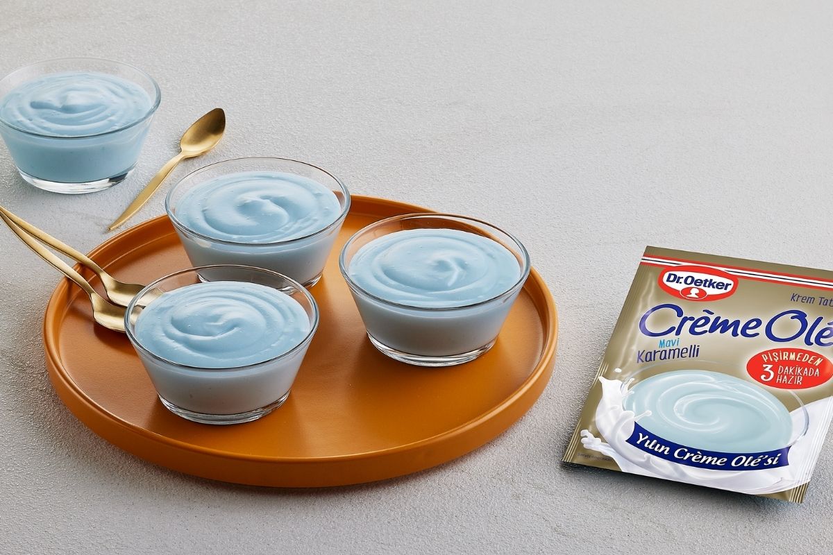 Dr. Oetker’den yılın Crème Olé’si; Mavi Karamelli Crème Olé!